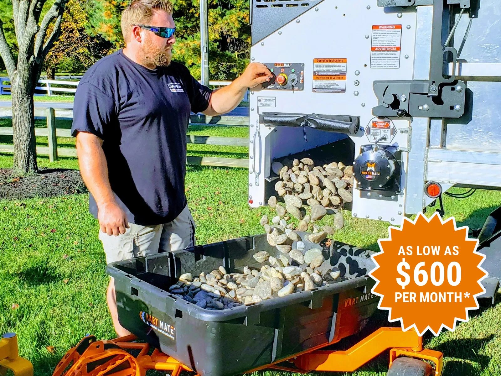 Mulch Mate Siteone, Landscaping, Automate and Affordable Equipment